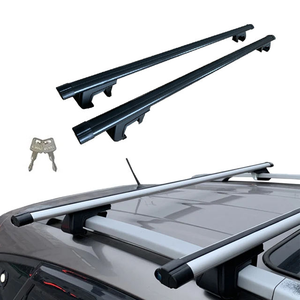 Barres de <span class=keywords><strong>toit</strong></span> en alliage d'aluminium de 120 cm, 2 pièces, rails transversaux avec porte-bagages, porte-vélos pour voitures, <span class=keywords><strong>barre</strong></span> de <span class=keywords><strong>toit</strong></span> latérale par côté - Product Image 1