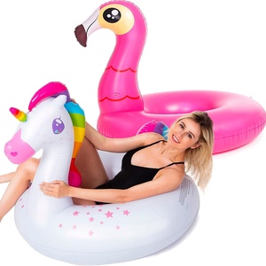 Bouée licorne gonflable, jouets de fête pour piscine, anneaux de natation pour la plage, pour adultes et enfants - Product Image 1