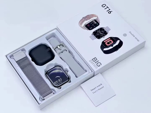 นาฬิกาอัจฉริยะรุ่นพิเศษ 2026 New GT16 A58 2 in 1 พร้อมหูฟังในตัว ซีรีส์ 9 10 11 นาฬิกา Reloj Pk T55 W26 Pro Max - Product Image 5