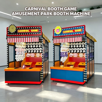 Stand de jeu de fête foraine : Lancer d'anneaux, Piscine à canards, Jouets LED colorés, Roues, pour centres commerciaux et événements scéniques