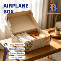 Boîte en carton ondulé pour avion, super résistante, imperméable, taille personnalisée, doublure en mousse, impression de logo personnalisée, 30x20x15, marchandises légères