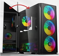 Caja pc gaming Eatx/Atx Pc avec ventilateur coloré ARGB Board pre-construit ordinateur de jeu boîtier