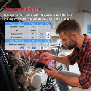 2026 TOPDIAG M216 Universal Motorcycle Scanner ABS Diagnosis ECU Reset Engine Analyzer 12V <b>Diagnostic</b> <b>Tool</b> for YAMAHA - Product Image 4