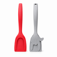 Spatule-cuillère en nylon de qualité alimentaire, résistante à la chaleur, antiadhésive, pour ustensiles de cuisine antiadhésifs