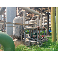 Usine d'extraction de gaz CO2 pour la production de CO2 liquide pur utilisé dans l'industrie des boissons gazeuses et de la bière