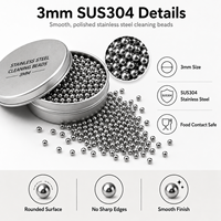 Perlas de Limpieza de Acero Inoxidable con Empaque Personalizado para el Desarrollo de Marca