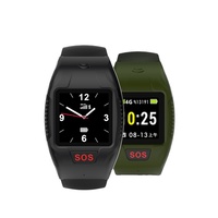 Reloj Inteligente 4G L12 para Trabajadores con Detección de Caídas, Alarma SOS, GPS, WiFi, BT, Localización, Ayuda de Emergencia, Seguridad, Reloj Inteligente para Adultos Mayores