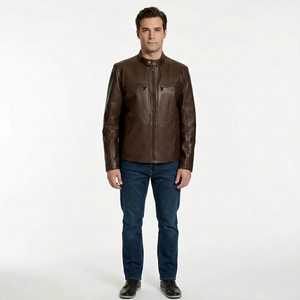 Made In Best Material <b>Leather</b> <b>Jackets</b> Low Price <b>Leather</b> <b>Jackets</b> Hot Selling <b>Leather</b> <b>Jacket</b> For <b>Men</b> - Product Image 1