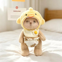 [Uniquement la tenue] Accessoire de poupée pour usage domestique : Short en satin pour poupée ours Lina articulée de 30 cm, style dessin animé, en peluche, pour poupée Teddy Bear