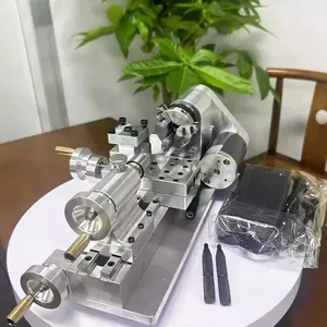 เครื่องกลึงขนาดเล็ก 24V 80W DIY - เครื่องกลึงไม้เอนกประสงค์สำหรับใช้ในบ้าน เครื่องกลึงขนาดเล็กแบบพกพาสำหรับตั้งโต๊ะ - Product Image 2