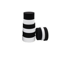 Bande élastique tricotée noire de 3 cm, certifiée OEKO-TEX 100, haute élasticité, pour la couture de ceintures de vêtements
