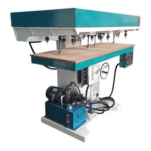 Máquina de Fresado Vertical Multieje, Mesa de Grabado para Trabajar la Madera, Máquina de Perforación Multihusillo Ajustable para Perforaciones Precisas - Product Image 5