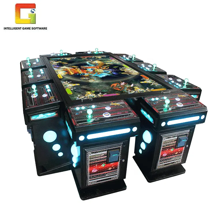 USA Market Fish Video Skill Table Cabinet Arcade 10 Players Luxury Fish Game Machine