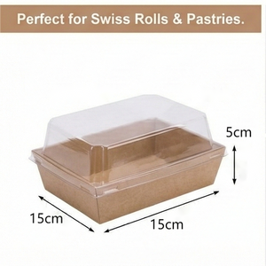 Caja de Papel Kraft para Panadería, Pastelería, Pasteles, Donas, Galletas, Dulces y Postres - Product Image 6