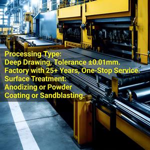 Piezas de Estampado OEM, Estampado de Precisión, Cubierta de Aluminio Pintada para Radiador - Product Image 5