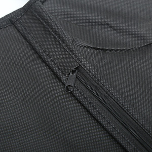 Sac de costume pliable léger personnalisé avec logo, en non-tissé écologique, avec fermetures éclair, vente en gros à prix réduit - Product Image 4