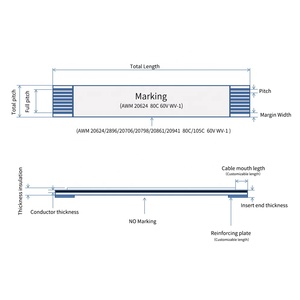 <span class=keywords><strong>Cable</strong></span> <span class=keywords><strong>Plano</strong></span> <span class=keywords><strong>Flexible</strong></span> FFC FPC de 0.5 mm con 4 6 8 10 12 14 16 20 22 <span class=keywords><strong>24</strong></span> 26 28 30 34 38 40 45 50 54 60 68 80 <span class=keywords><strong>Pines</strong></span> - Product Image 4