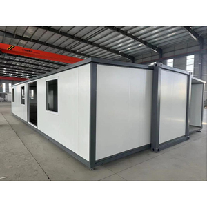40ft แบบพับได้5ห้องพร้อมผนังอิฐภาชนะขยายได้แบบพกพา