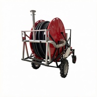 YUNLIU JP75-100 Chariot d'arrosage automoteur, machine d'irrigation agricole, arroseur à tambour mobile pour grandes surfaces agricoles