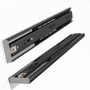 Glissières de tiroir à charge lourde, roulement à billes, triple extension, glissières de meubles, 62 g/pouce, fermeture douce - Product Image 2