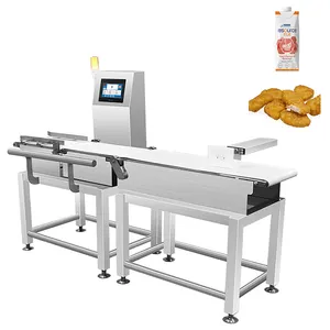 Balança automática para verificação de alimentos, máquina de pesagem e transporte de balança com detector de metais