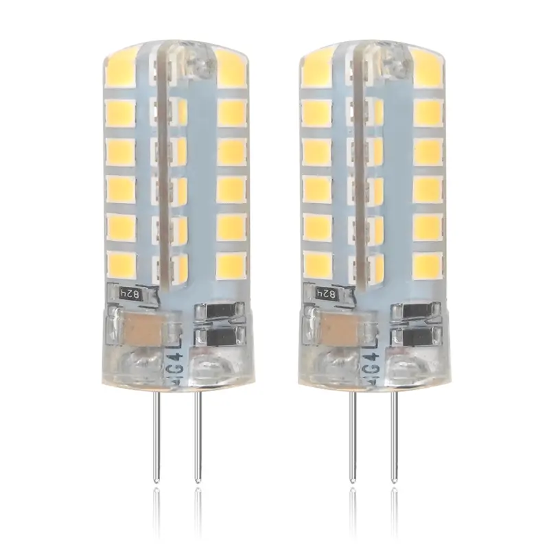 Lâmpada Equivalente De Halogênio Sem Lâmpadas De Cintilação G4 Levou Luz Preço Barato Baixa Tensão Ac220v 5w Gel De Sílica 115w Levou Luz De Milho AC DC 12V