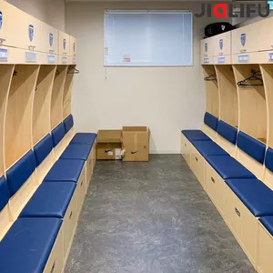 Cacifo personalizado do quarto da mudança do clube do futebol do estilo