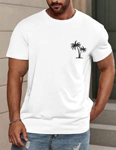 Customized Logo Men Graphic <b>T</b> <b>Shirts</b> Beach Summer Men's Short Sleeved <b>T</b> <b>Shirts</b> New Round <b>Collar</b> Casual <b>T</b> <b>Shirt</b> - Product Image 3
