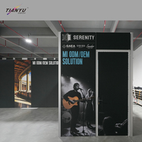 Système mural modulaire sophistiqué TIANYU, profil architectural avec cadre dissimulé, esthétique architecturale