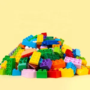 클래식 큰 빌딩 벽돌 548 조각 큰 장난감 블록 호환 대부분의 주요 브랜드, 줄기 장난감 대형 DIY 빌딩 벽돌 세트