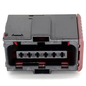 Conector automático tyco amp 6 pinos fêmea, compatível com conector f iat alfa lancia 6-929264-2