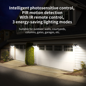 GCOYS Hot Selling Wireless Outdoor Waterproof LED Wall <b>Flood</b> <b>Light</b> Solar Powered With Motion Sensor - Product Image 4