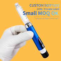 Cartouche en verre borosilicate stérile jetable de 3 ml avec couvercle et bouchon métalliques dans un emballage scellé pour les soins à domicile