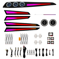 Lampe d'ambiance LED pour tableau de bord et panneaux de porte TMPRO pour Mercedes-Benz Classe C W204 2010-2014, éclairage d'ambiance pour la rénovation de l'intérieur de la voiture