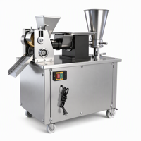 Machine à samosas, gyozas, empanadas et wontons automatique compacte pour table, en acier inoxydable, pour usage commercial, gain de place