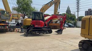 Used Yanmar Vio55-5/Vio55-6B 5 Ton Excavator Mitsubishi Engine Low Hours Dozer Blade Enclosed Cab Gearbox Ready to Ship - Product Image 2