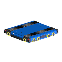 Chariot radioélectrique robuste télécommandé pour rayonnages à profondeur