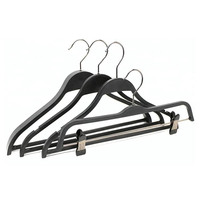 Cintre à pantalon en plastique ABS de style Zara avec clip et crochet pivotant en plastique