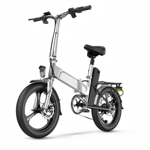 Mini vélo électrique <span class=keywords><strong>pliant</strong></span> bon marché de la Chine vélo électrique de production d'énergie automatique de batterie au lithium pour femmes - Product Image 1