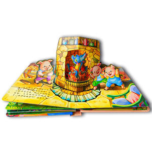 Libros Pop-up Personalizados, Historia en Inglés, Educativos, Impresión Offset 3D, Personalización OEM, Gran Venta, para Niños y Bebés, Papel <span class=keywords><strong>de</strong></span> Arte - Product Image 3