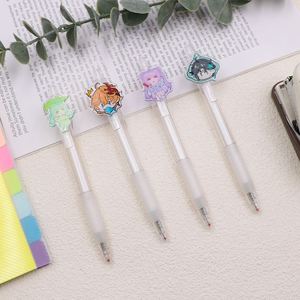 Bolígrafo de Plástico Personalizado con Diseño de Dibujos Animados, Bonito y Moderno, con Clip de Goma Acrílica Resistente para Uso Promocional - Product Image 2