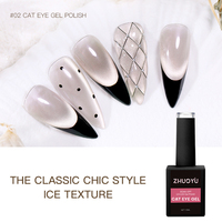 Vernis Gel UV/LED Effet Œil de Chat 9D de Notre Marque, Lot de 15ml, Sans HEMA, Gel Magnétique pour Ongles Certifié CPSR