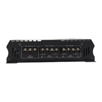 Amplificateur audio de voiture haute puissance 2400W Classe AB 4 canaux avec subwoofer, amplificateur de basses, crossovers et égaliseurs – Faible MOQ – Fabricants