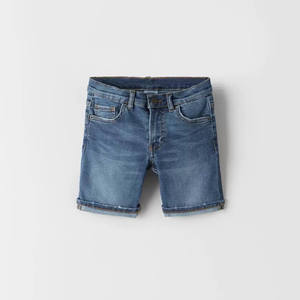Shorts en jean pour enfants Ivy41757A Europe, été 2022, shorts basiques pour garçons, denim délavé - Product Image 2
