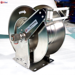 Carrete de Manguera para Agua de Mar de Acero Inoxidable S316L Rojo de 10-30 m y 1/4'' de Diámetro, Estándar ANSI, para Equipos de Alimentos - Product Image 1