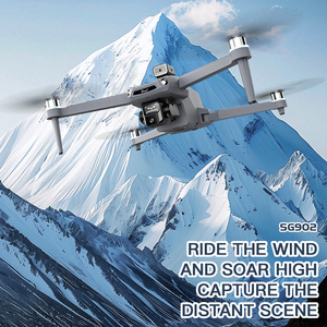 Drone <span class=keywords><strong>débutant</strong></span> SG902 avec télécommande LCD tactile 4,5 pouces, conception pliable, transmission longue portée, résolution 3840x2160, diffusion vocale - Product Image 3