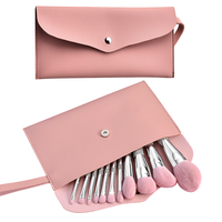 Ensemble de pinceaux de maquillage professionnels de luxe, personnalisables, doux et délicats, avec logo personnalisé, vente en gros, marque privée