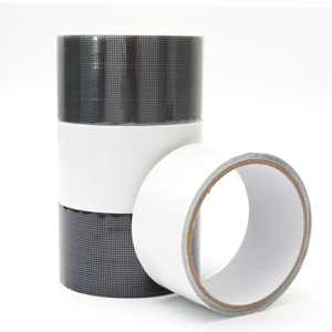 Cinta de reparación de mosquitera para pantalla de ventana negra, cinta autoadhesiva de reparación de pantalla de ventana con orificio de malla cubierta de fibra de vidrio para el hogar - Product Image 6