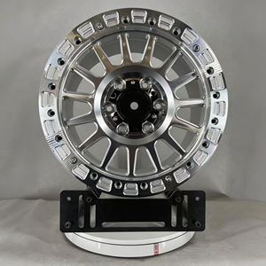 Jantes tout-terrain forgées en alliage usinées <span class=keywords><strong>sur</strong></span> mesure 6*135 6*139.7 4x4 Beadlock 17 18 20 pouces pour F-150 F-250 Tacoma Ram 1500 - Product Image 1