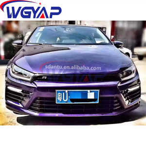 WGYAP Kit Carrosserie Luxe Style R pour Scirocco : Pare-chocs Avant, Lèvre Diffuseur, Jupes Latérales en Plastique, Amélioration <span class=keywords><strong>Auto</strong></span>, Neuf - Product Image 3